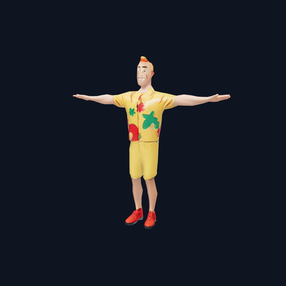 Colorful Cartoon Character model pack